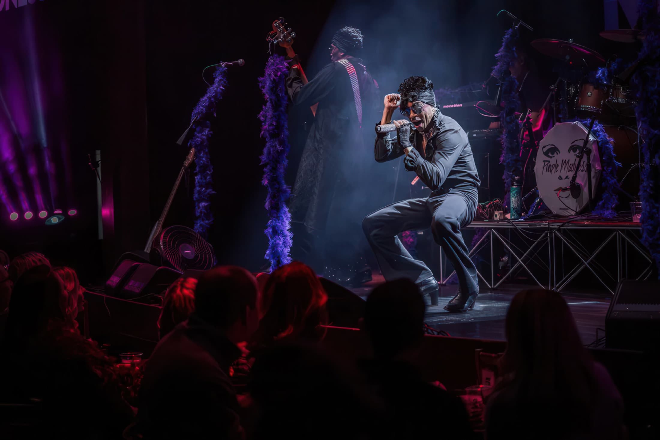 Live performance on the MadLife main stage for a private event vibe
